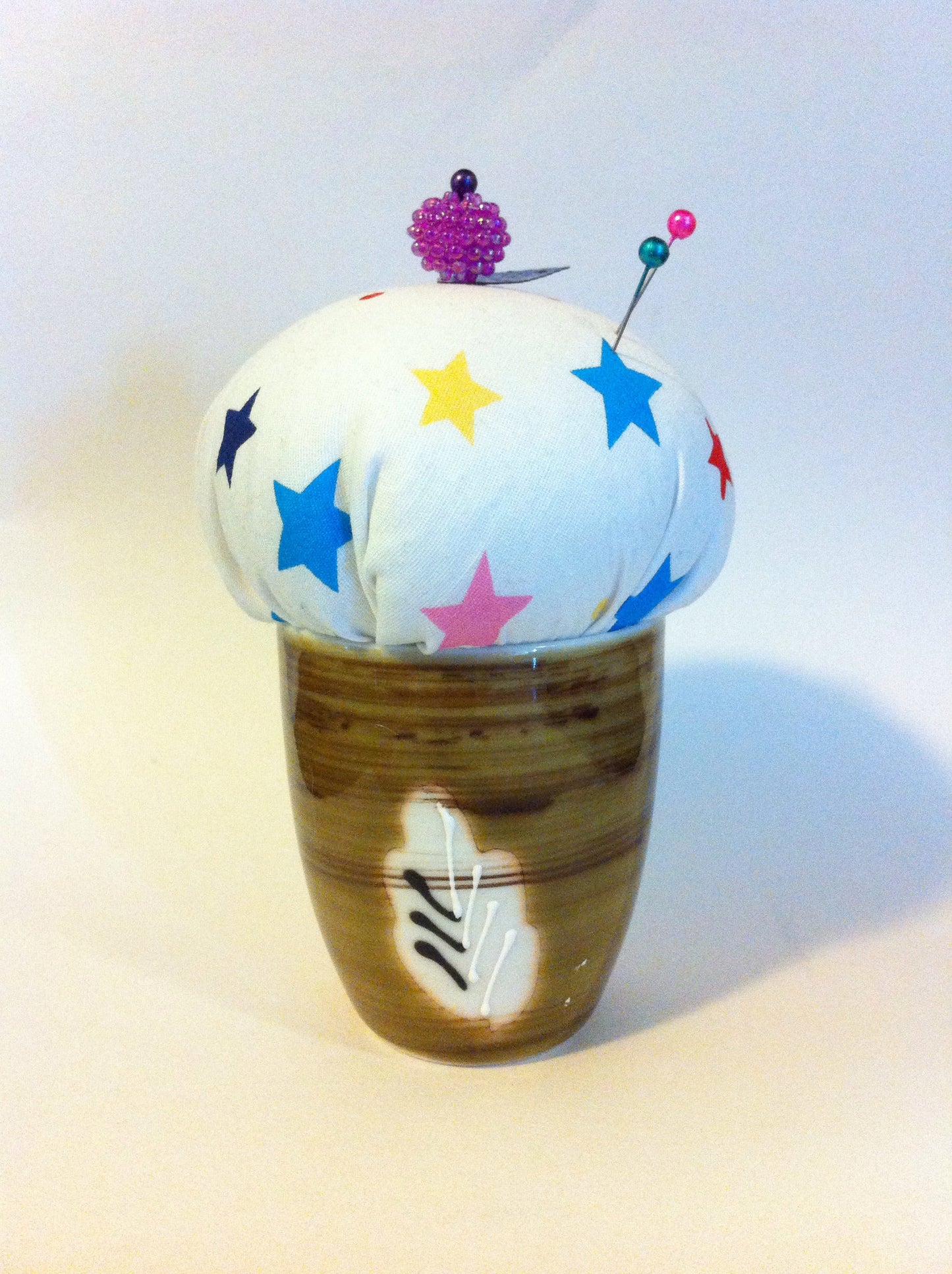 Vintage Tea Cup Pincushion