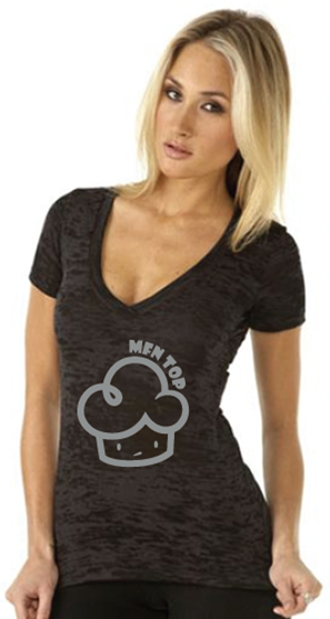 Original Mfn Top - Women's T - Black Burnout/Matte Silver