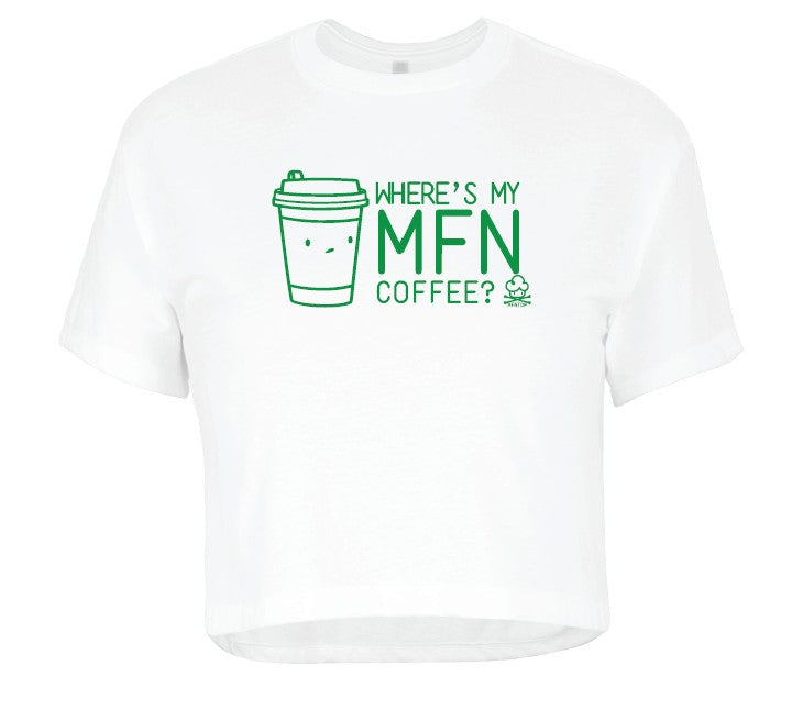 Women's Crop T - Coffee