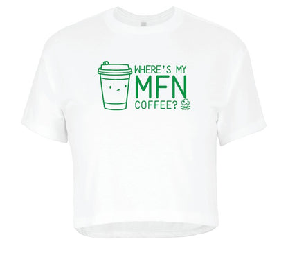 Women's Crop T - Coffee