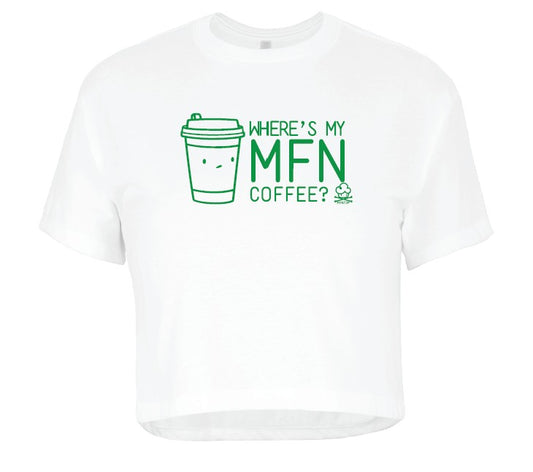 Women's Crop T - Coffee