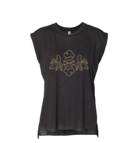 Women's Muscle T - Banana